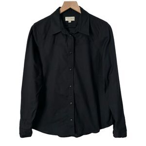 Tecovas Pearl Snap Button Down Western Shirt in Black Size Large